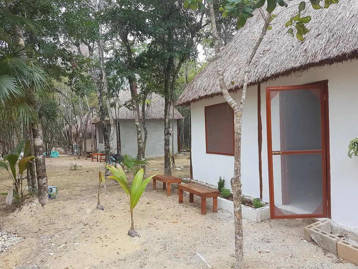 Cabanas Camping Yaxmuul Hotel Tulum Campsite